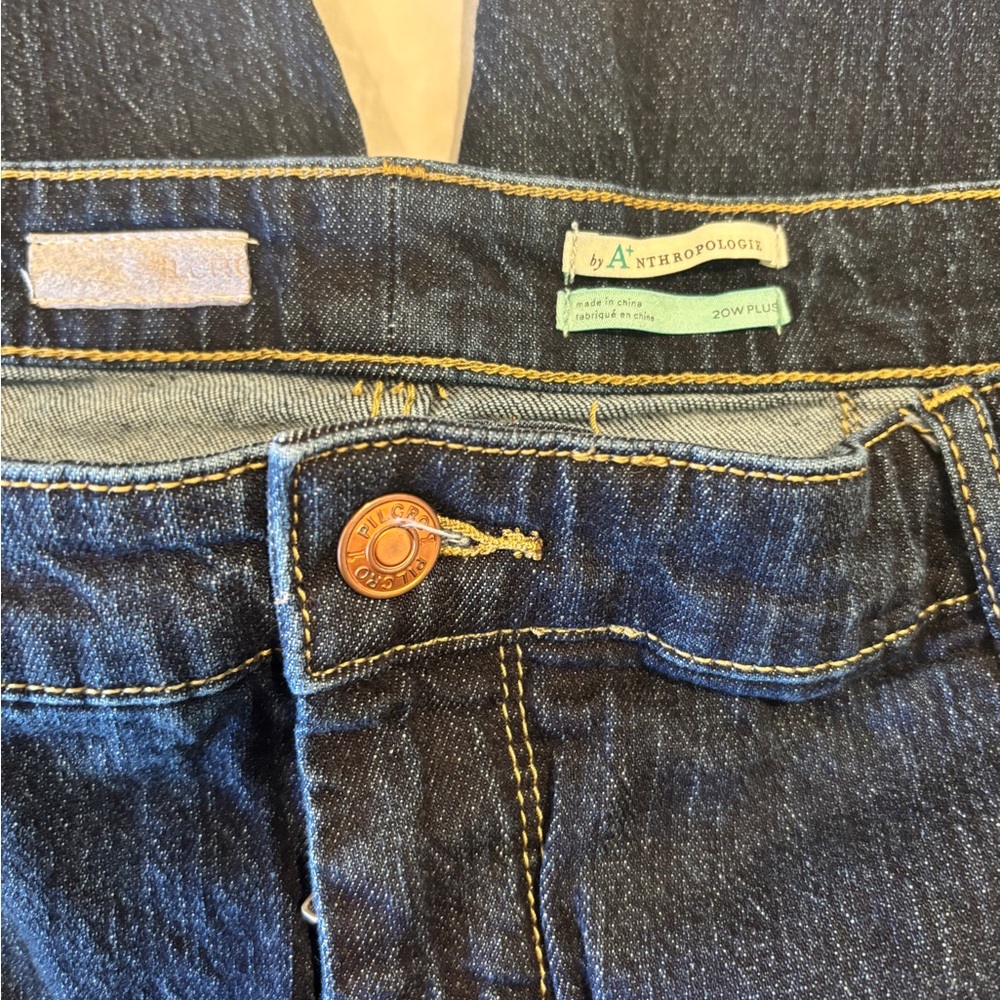 Anthropologie Dark Blue Relaxed Jeans - Picture 5 of 6